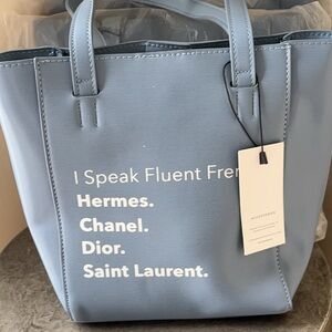 Blue Tote Bag